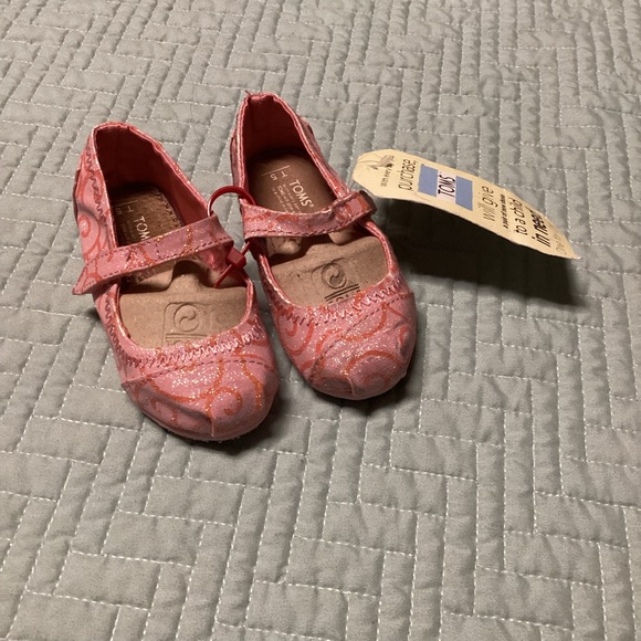 Flat Shoes Toms Pink Sparkle Shoes Toms Alpargata Pink Glitter